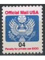 USA 1991 Servizio, Official Mail 4c MNH**