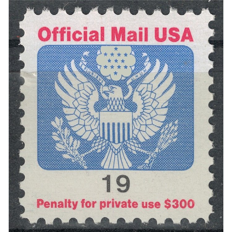 USA 1991 Servizio, Official Mail 19c MNH**