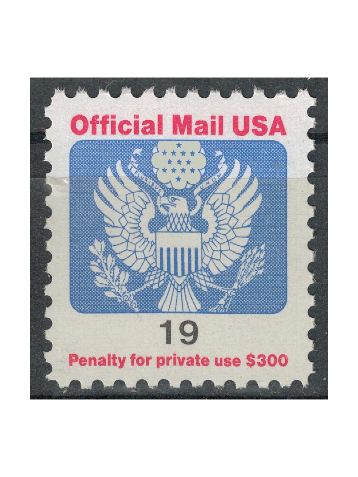 USA 1991 Servizio, Official Mail 19c MNH**