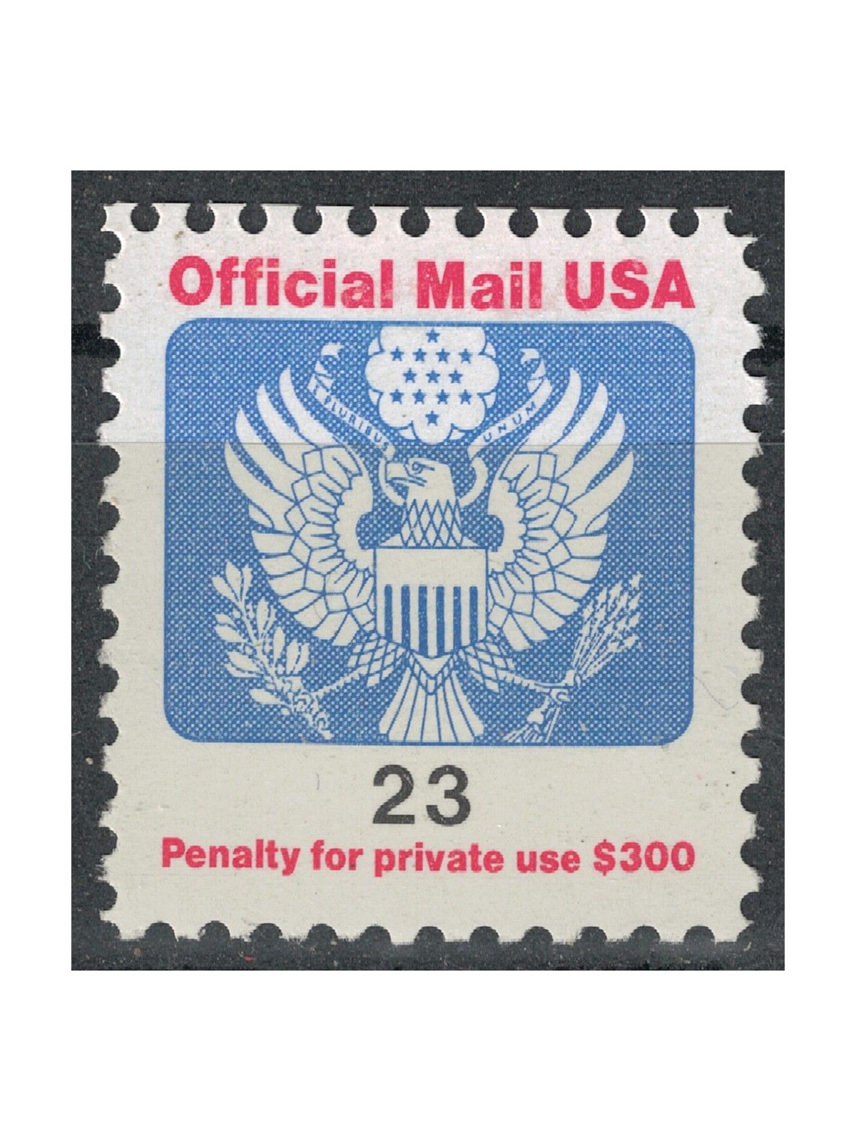 USA 1991 Service, Official Mail 23c MNH**