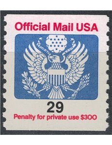 USA 1991 Servizio, Official Mail 29c MNH**