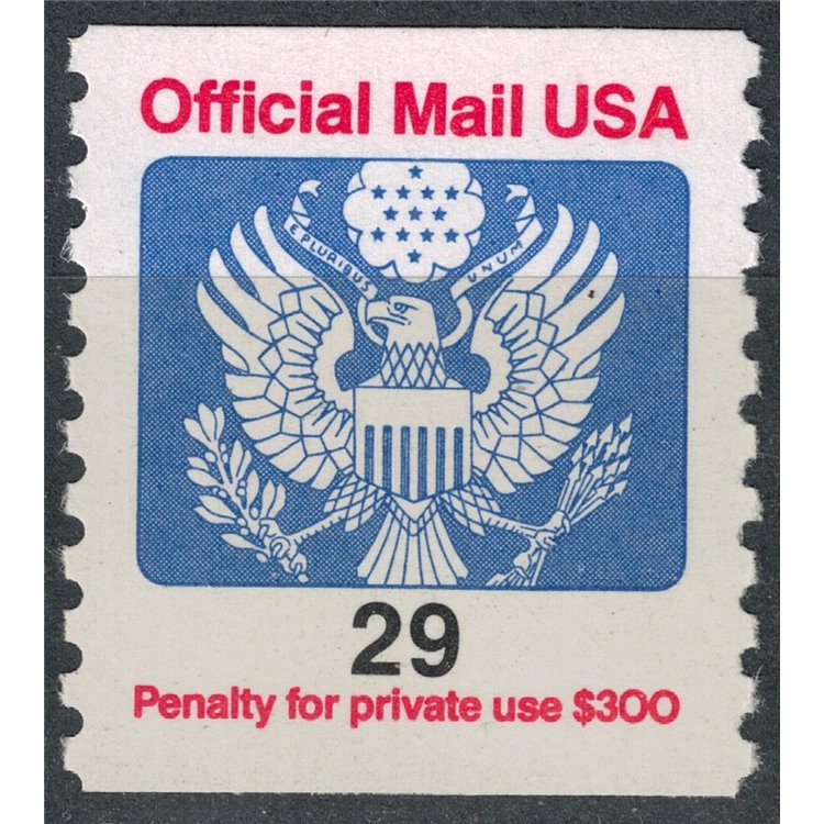 USA 1991 Servizio, Official Mail 29c MNH**