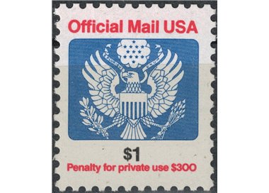 USA 1993 Servizio, Official Mail 1$ MNH**
