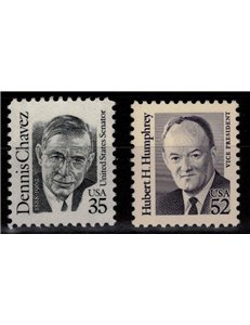 USA 1991 Great American Characters 2v MNH**
