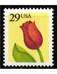USA 1991 Tulipano (dent. 12¾x13) MNH**