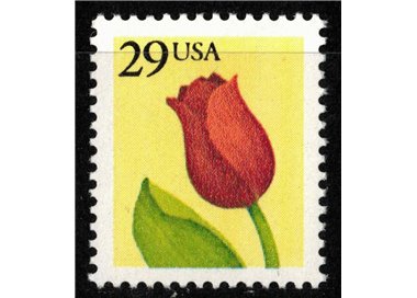 USA 1991 Tulipano (dent. 12¾x13) MNH**