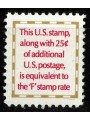 USA 1991 Additional stamp for new rate MNH**