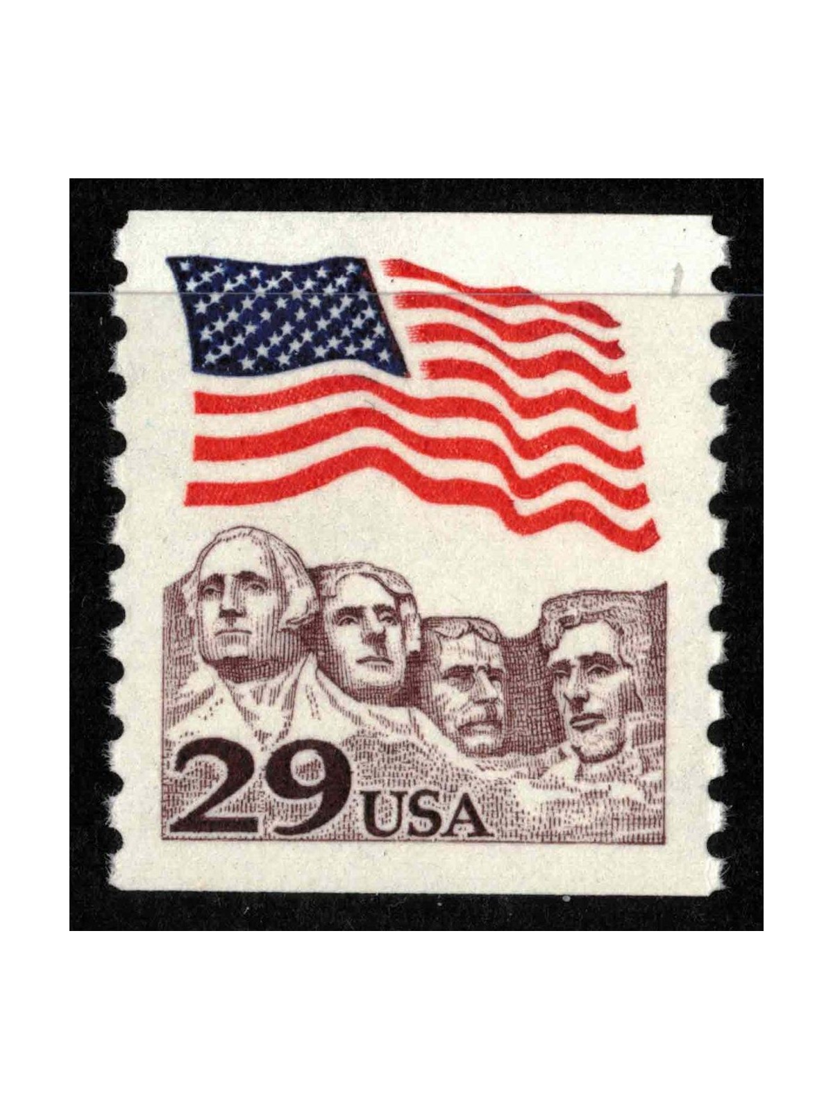 USA 1991 Flag on Mount Rushmore (gravure) MNH**