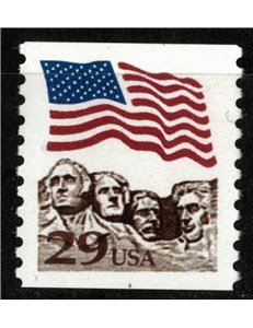 USA 1991 Flag on Mount Rushmore (Intaglio) MNH**