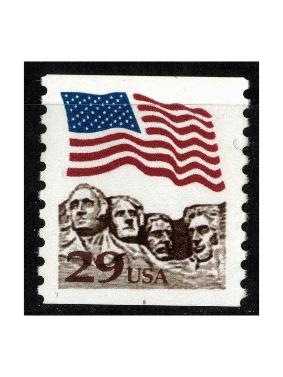 USA 1991 Flag on Mount Rushmore (Intaglio) MNH**