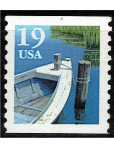 USA 1991 Barca da pesca (colori chiari) MNH**