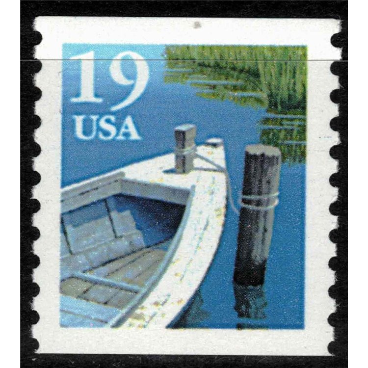 USA 1991 Barca da pesca (colori chiari) MNH**