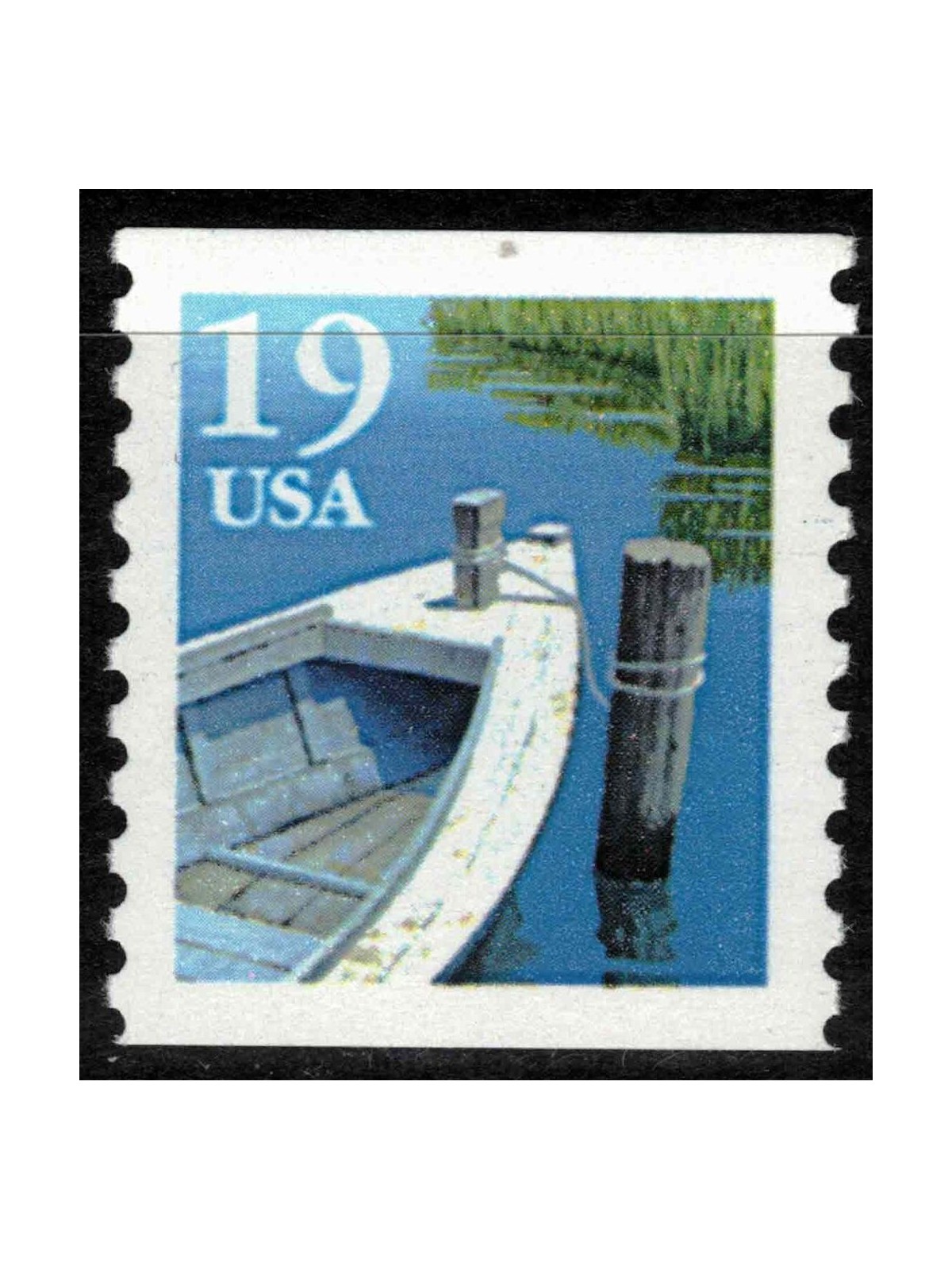 USA 1991 Barca da pesca (colori chiari) MNH**