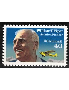 USA 1991 William Thomas Piper MNH**