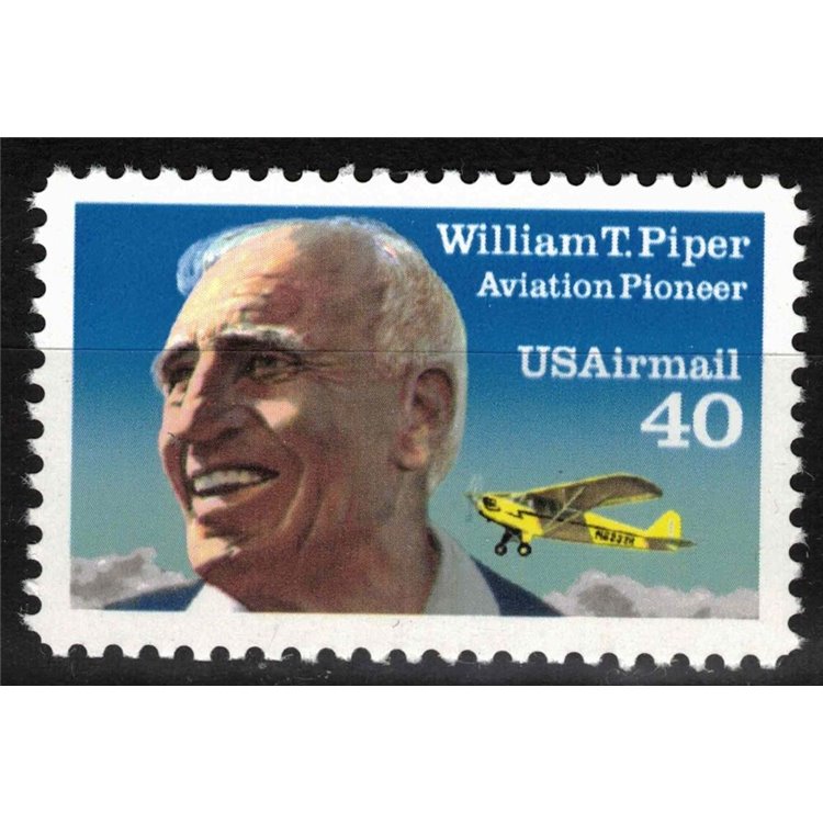 USA 1991 William Thomas Piper MNH**