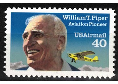 USA 1991 William Thomas Piper MNH**