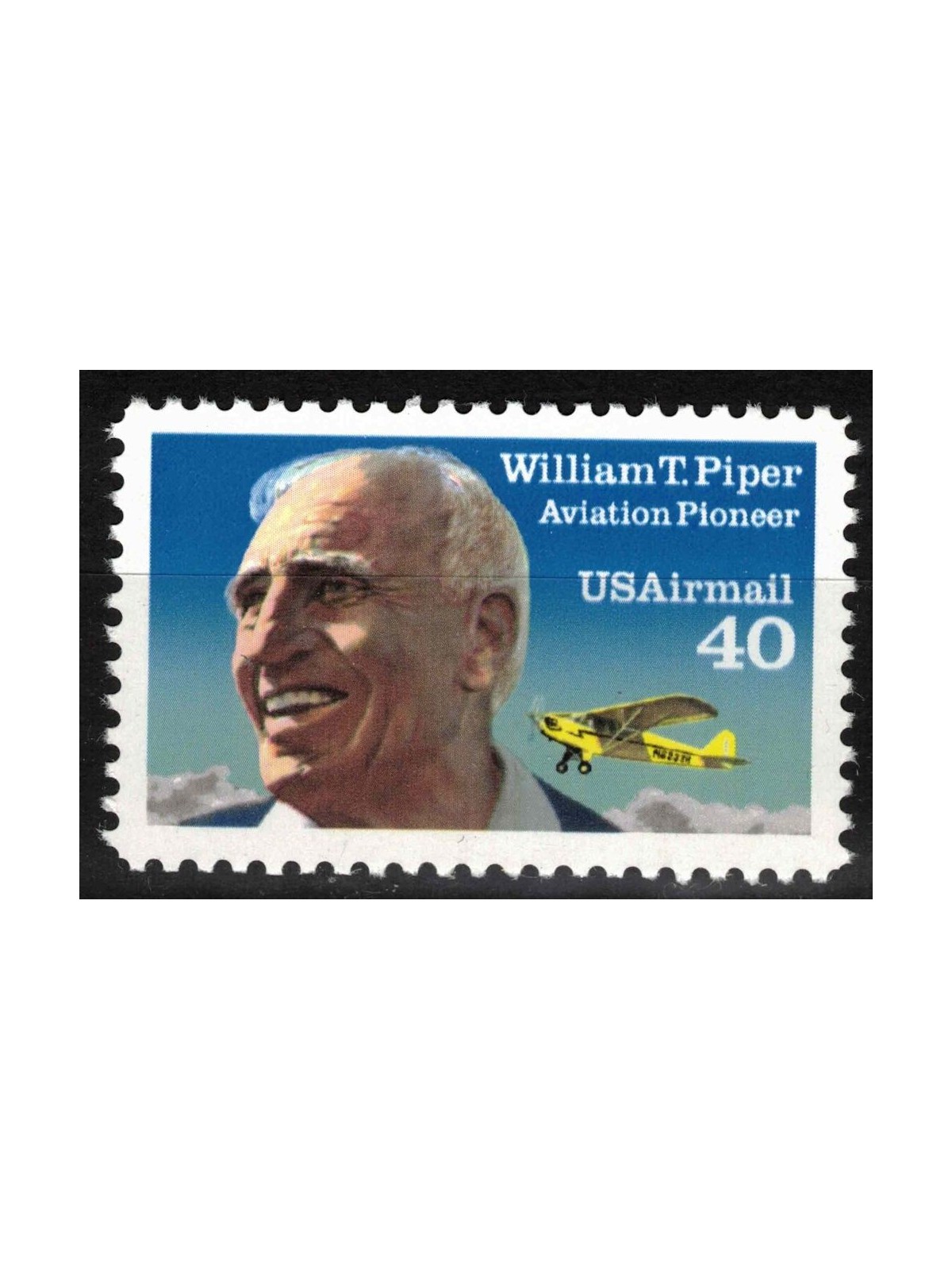 USA 1991 William Thomas Piper MNH**