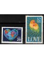 USA 1991 Exaltation of the concept of Love 2v MNH**