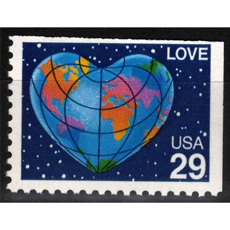USA 1991 Exaltation of the concept of Love (from booklet) MNH**