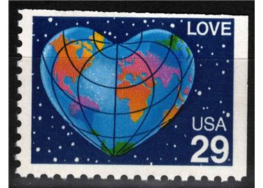 USA 1991 Exaltation of the concept of Love (from booklet) MNH**