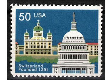 USA 1991 Confederazione elvetica MNH**