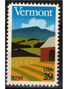 USA 1991 Stato del Vermont MNH**