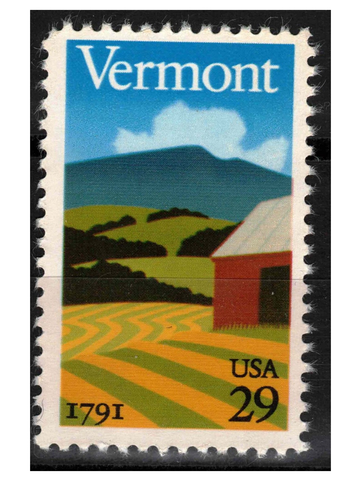 USA 1991 State of Vermont MNH**