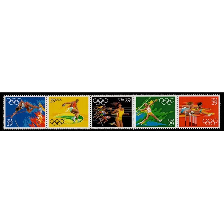 USA 1991 Summer Olympics 5v MNH**