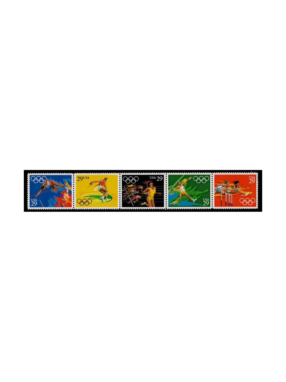 USA 1991 Summer Olympics 5v MNH**