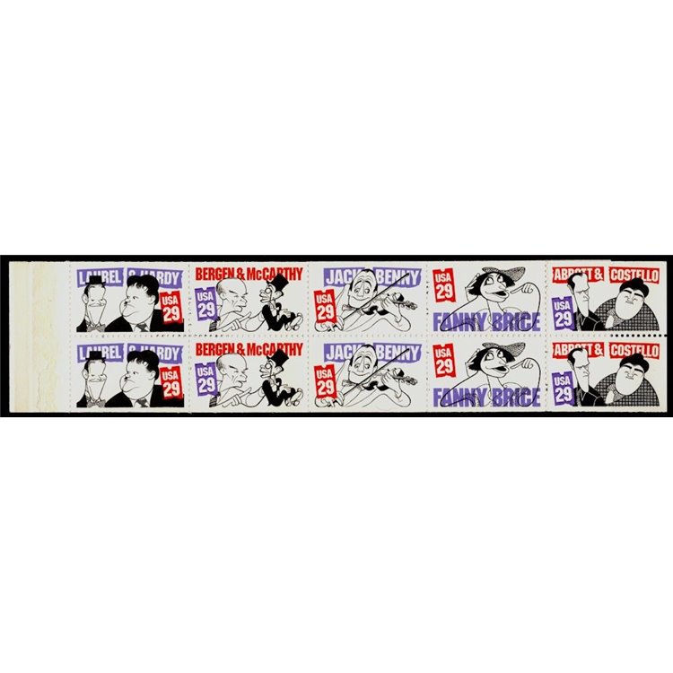 USA 1991 Caricature di attori celebri 10v MNH**