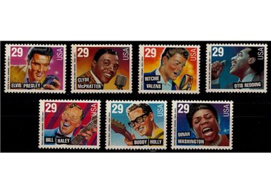 USA 1993 American Music Legends 7v MNH**