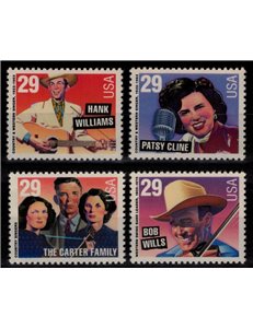 USA 1993 American Music Legends 4v MNH**