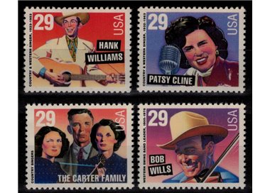 USA 1993 Leggende americane della musica 4v MNH**