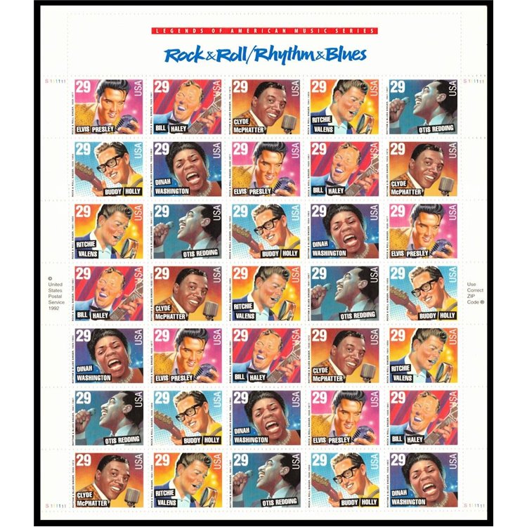 USA 1993 American Music Legends m/s MNH**
