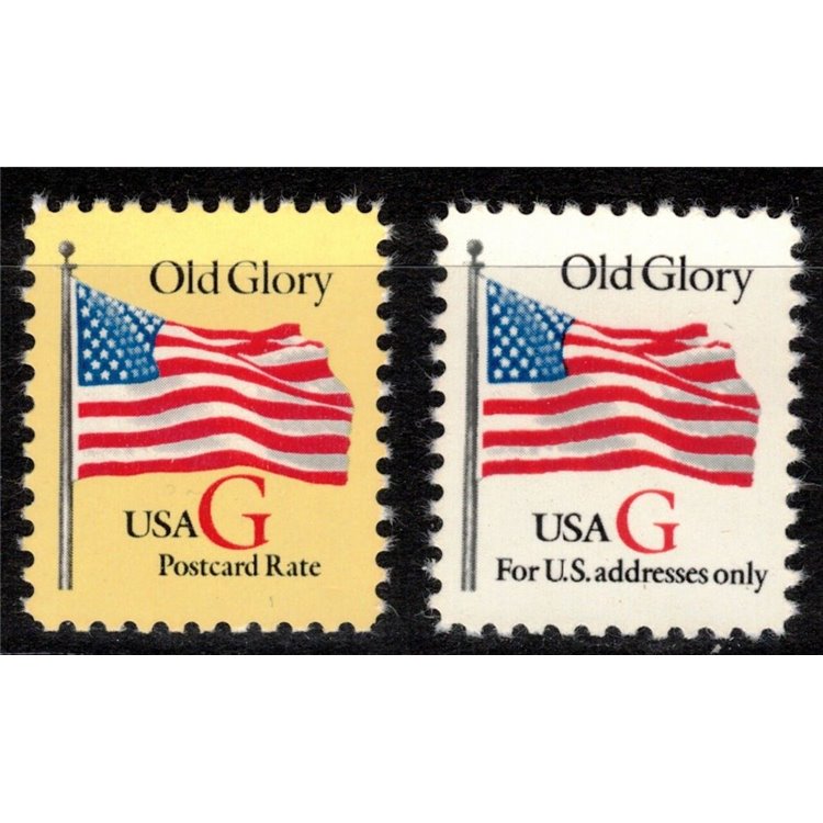 USA 1994 Bandiera Old Glory (G in rosso) 2v MNH**