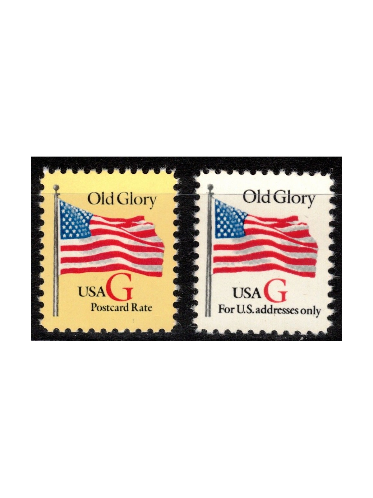 USA 1994 Bandiera Old Glory (G in rosso) 2v MNH**