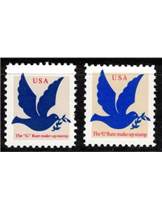 USA 1994 Additional stamps for new rate 2v MNH**