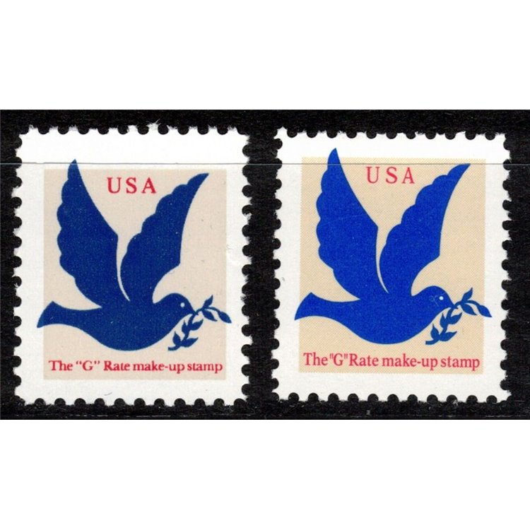 USA 1994 Francobolli aggiuntivi per nuova tariffa 2v MNH**