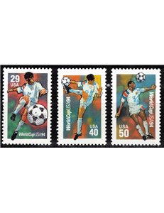 USA 1994 Coppa del mondo di calcio 3v MNH**