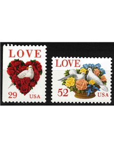 USA 1994 Esaltazione del concetto Amore 2v MNH**