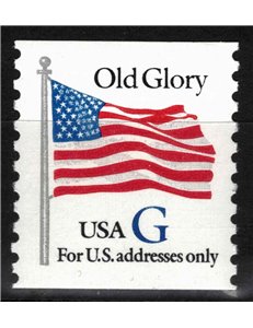 USA 1994 Bandiera Old Glory (G in azzurro) da bobina MNH**