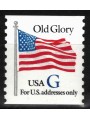 USA 1994 Old Glory Flag (G in blue) from reel MNH**
