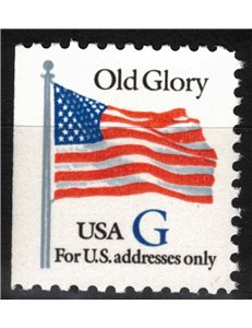 USA 1994 Bandiera Old Glory (G in azzurro) da LB MNH**