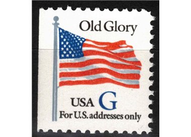 USA 1994 Old Glory Flag (G in blue) from booklet MNH**