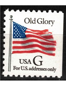 USA 1994 Bandiera Old Glory (G in nero) dent. 10 da LB MNH**