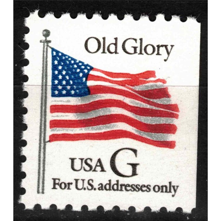 USA 1994 Bandiera Old Glory (G in nero) dent. 10 da LB MNH**