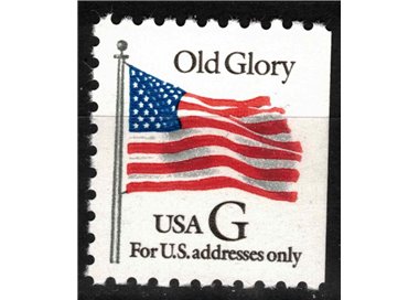 USA 1994 Bandiera Old Glory (G in nero) dent. 10 da LB MNH**