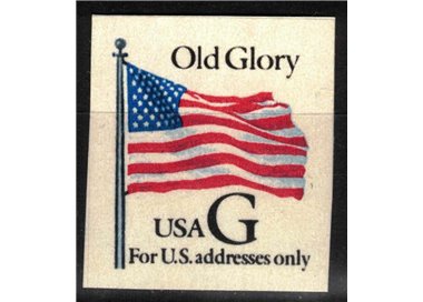 USA 1994 Old Glory Flag (G in black) MNH**