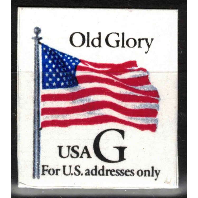 USA 1994 Bandiera Old Glory (G in nero) carta spessa MNH**