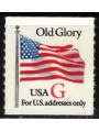 USA 1994 Old Glory Flag (G in red) dotted perforation MNH**